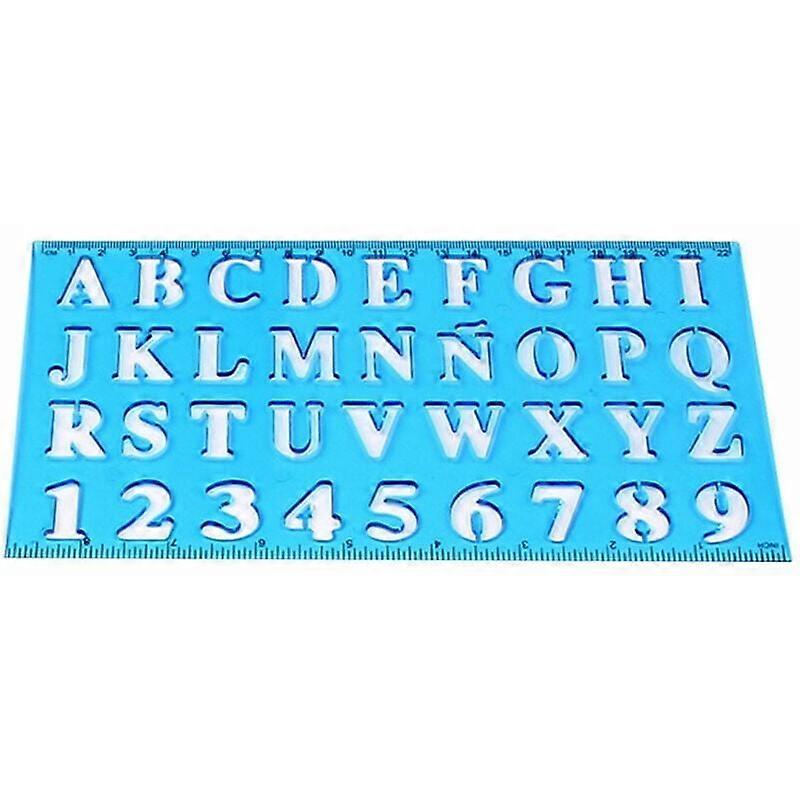 Alphabet template set for study, drawing, scrapbooking