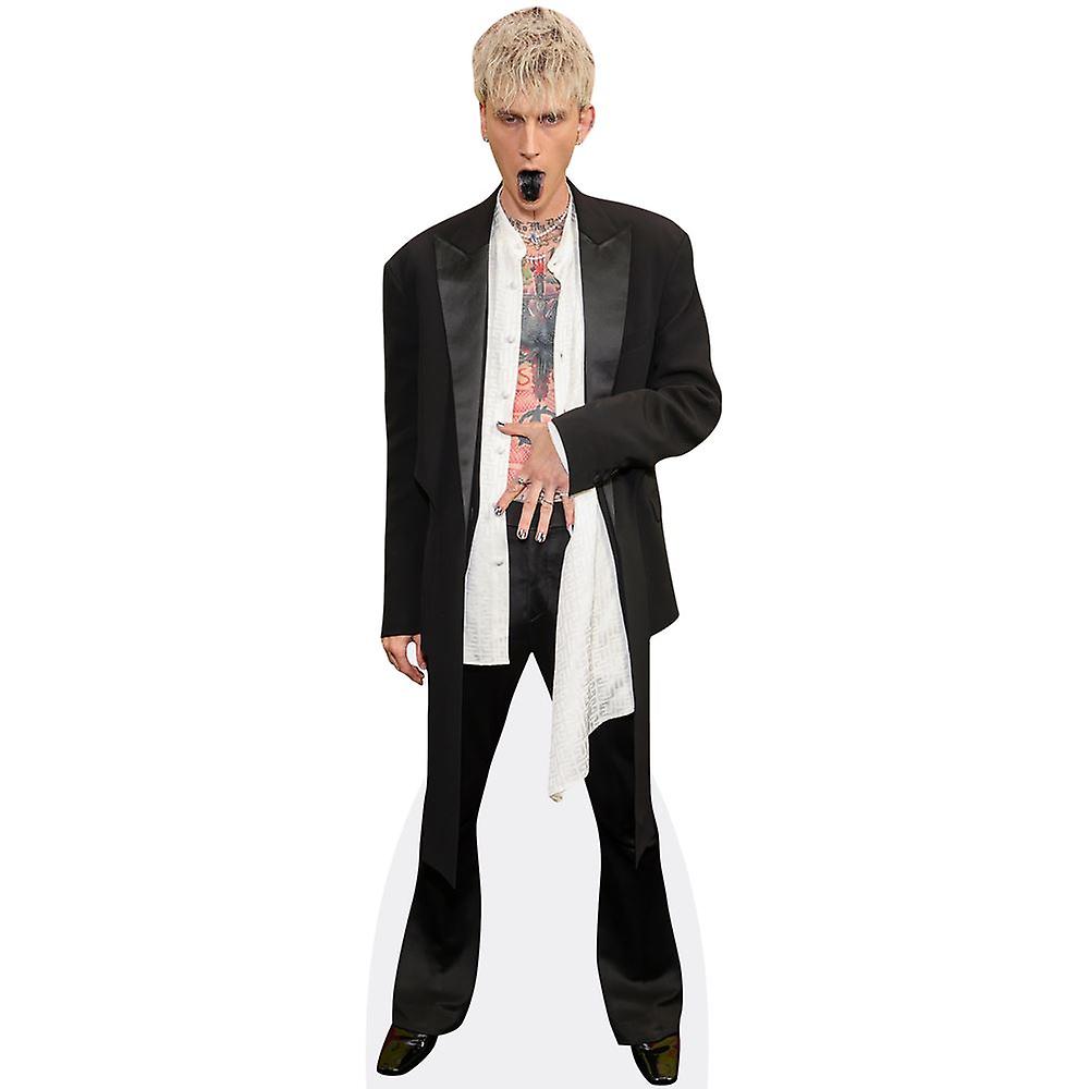 Machine Gun Kelly (Black Outfit) Cardboard Cutout (lifesize OR mini size). Standee. Stand Up.