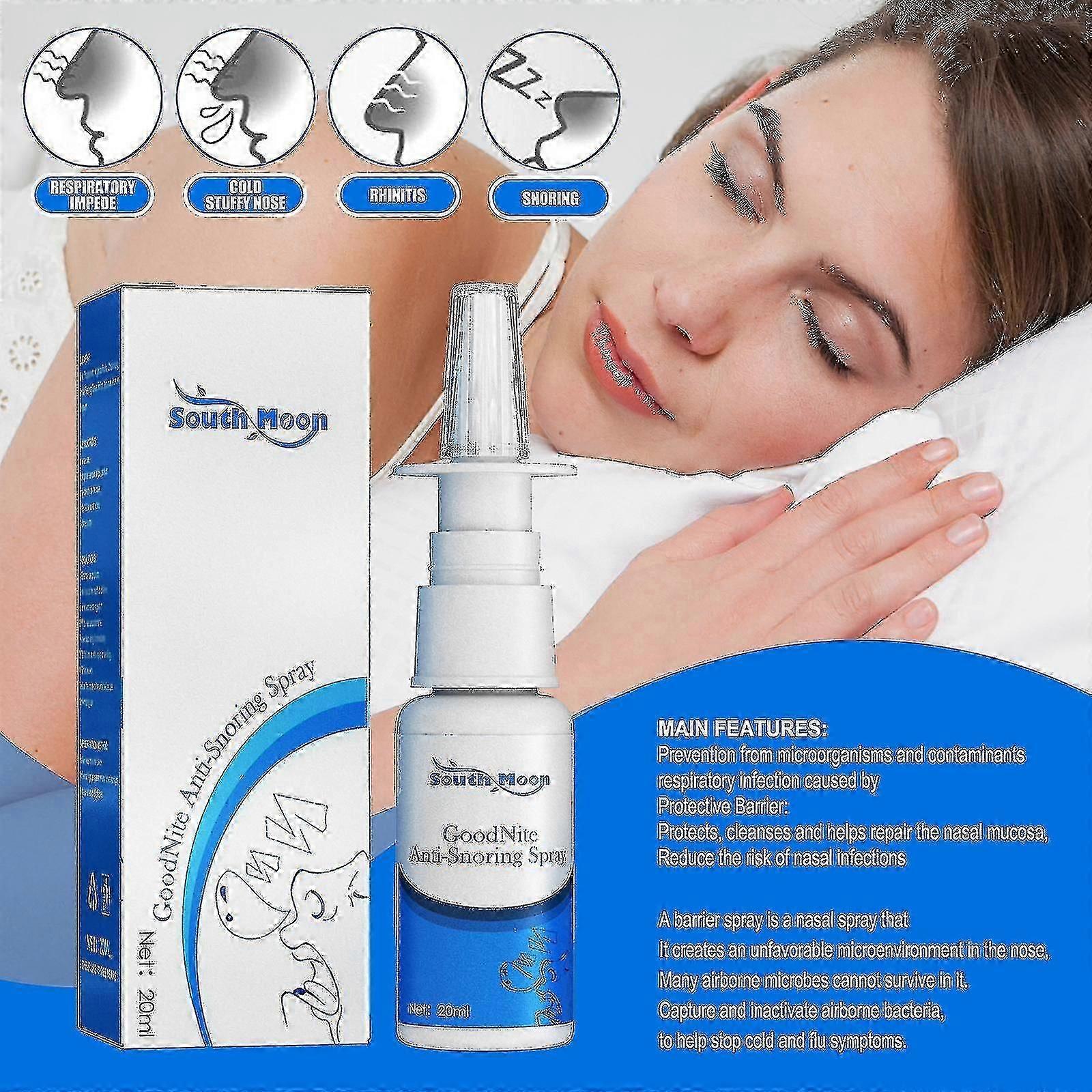 Anti-Snoring Spray - Stop Snoring, Sleep Better with Nasal Relief D