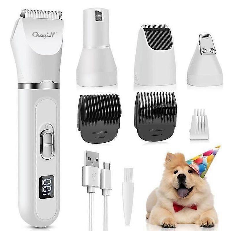 Pet Clipper-Electric Cat and Dog Clipper-Low Noise-4 Level Limit Comb