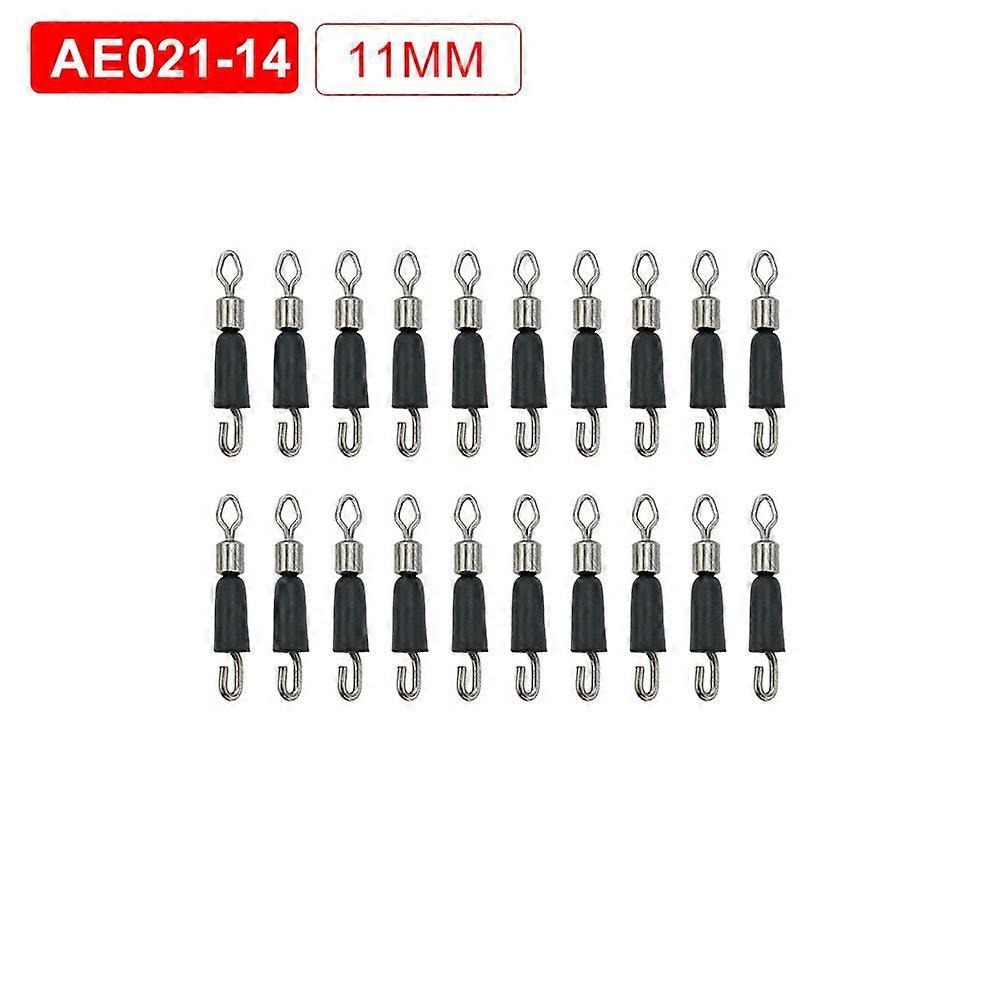 Hirisi 20pcs Fishing Snap Swivels For Sea Fishing AE021 Fishing Accessories Steel Material Origin China