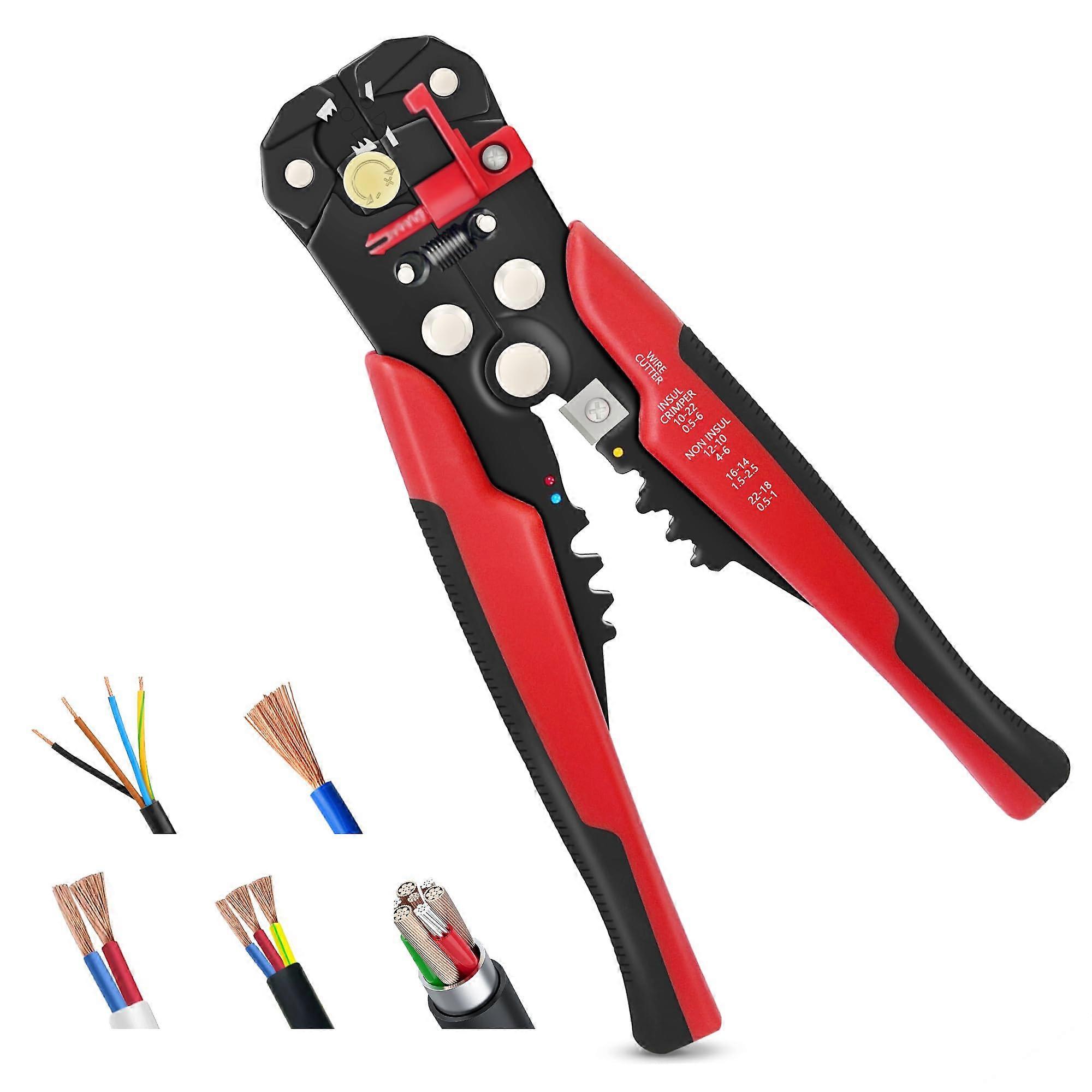 Wire strippers for electrical work 10-24 AWG