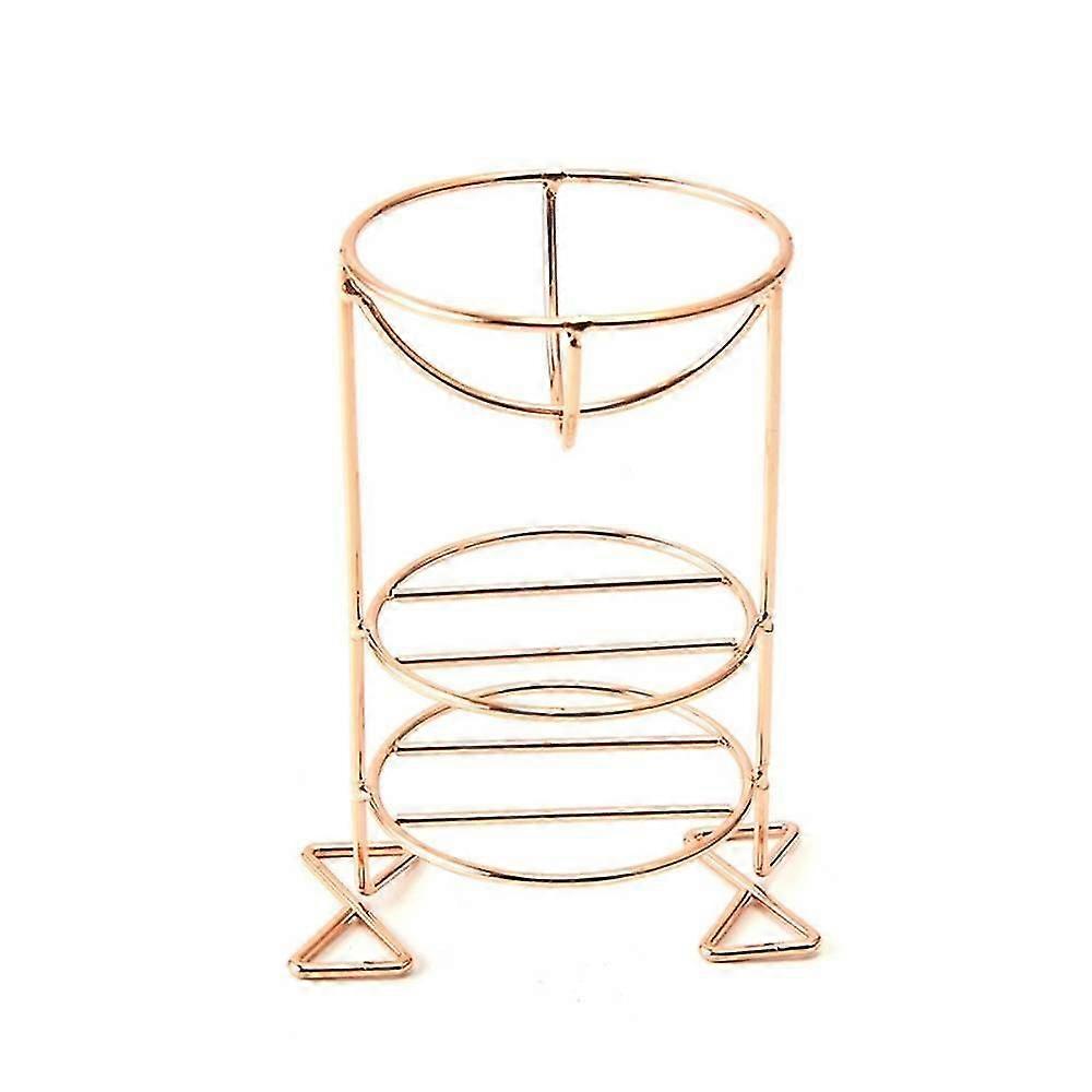 Three-layer Carbon Steel Puff Storage Rack, Beauty Egg Drying Rack Tool