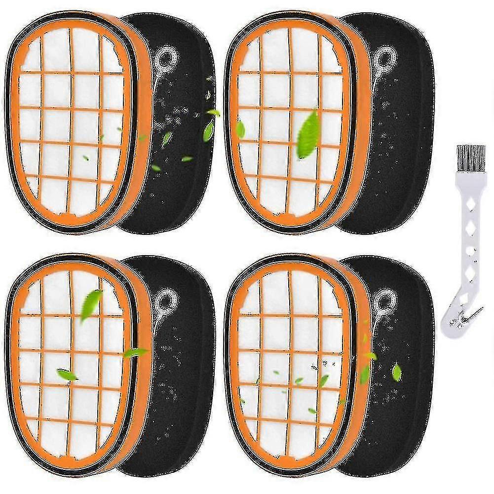 4 Pack Filters Compatible Philips Speedpro Max Aqua Handheld Fc6812 Fc6813