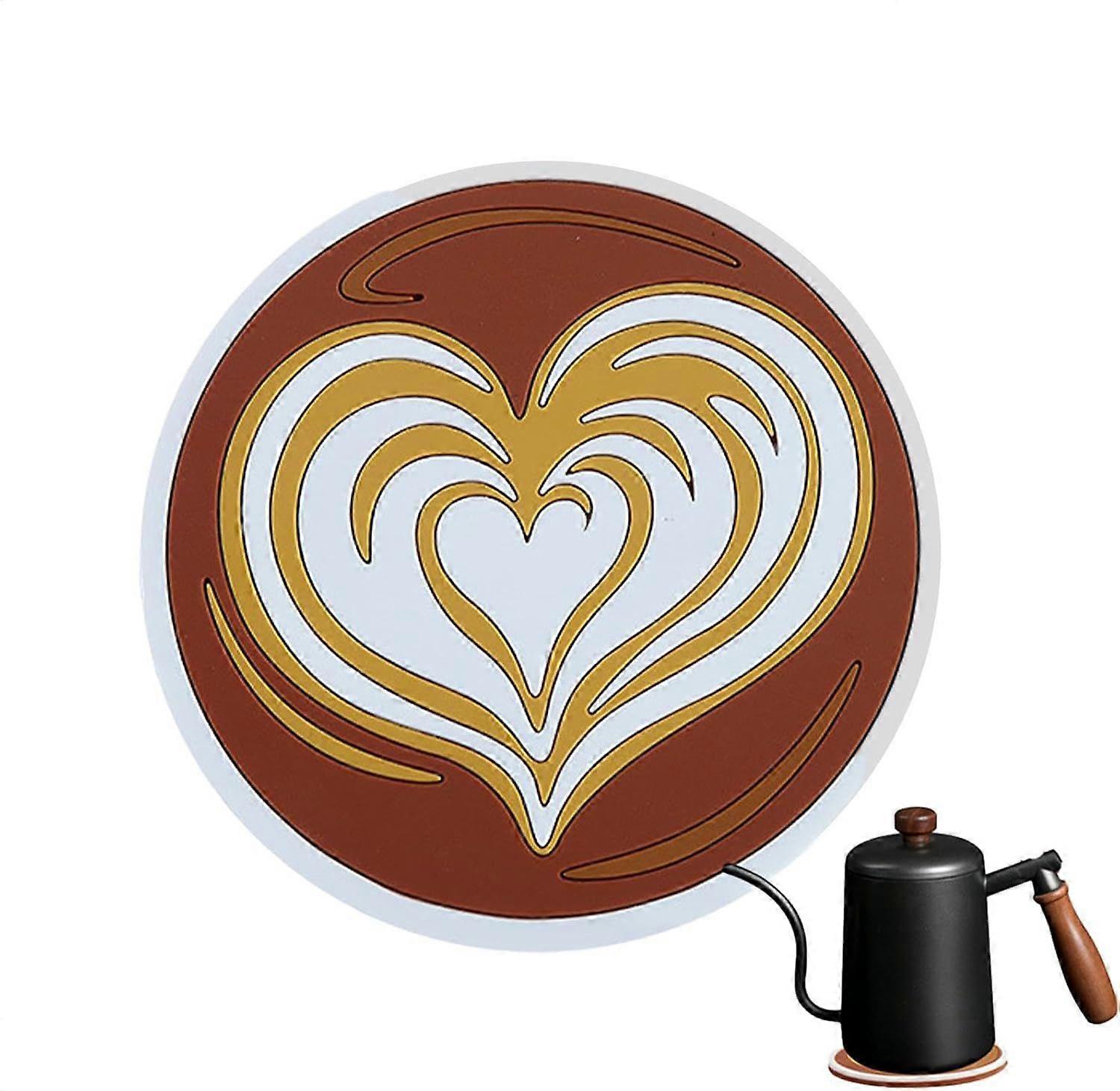 Waterproof Round Coaster for Coffee Table, Desk, Kitchen, Bar