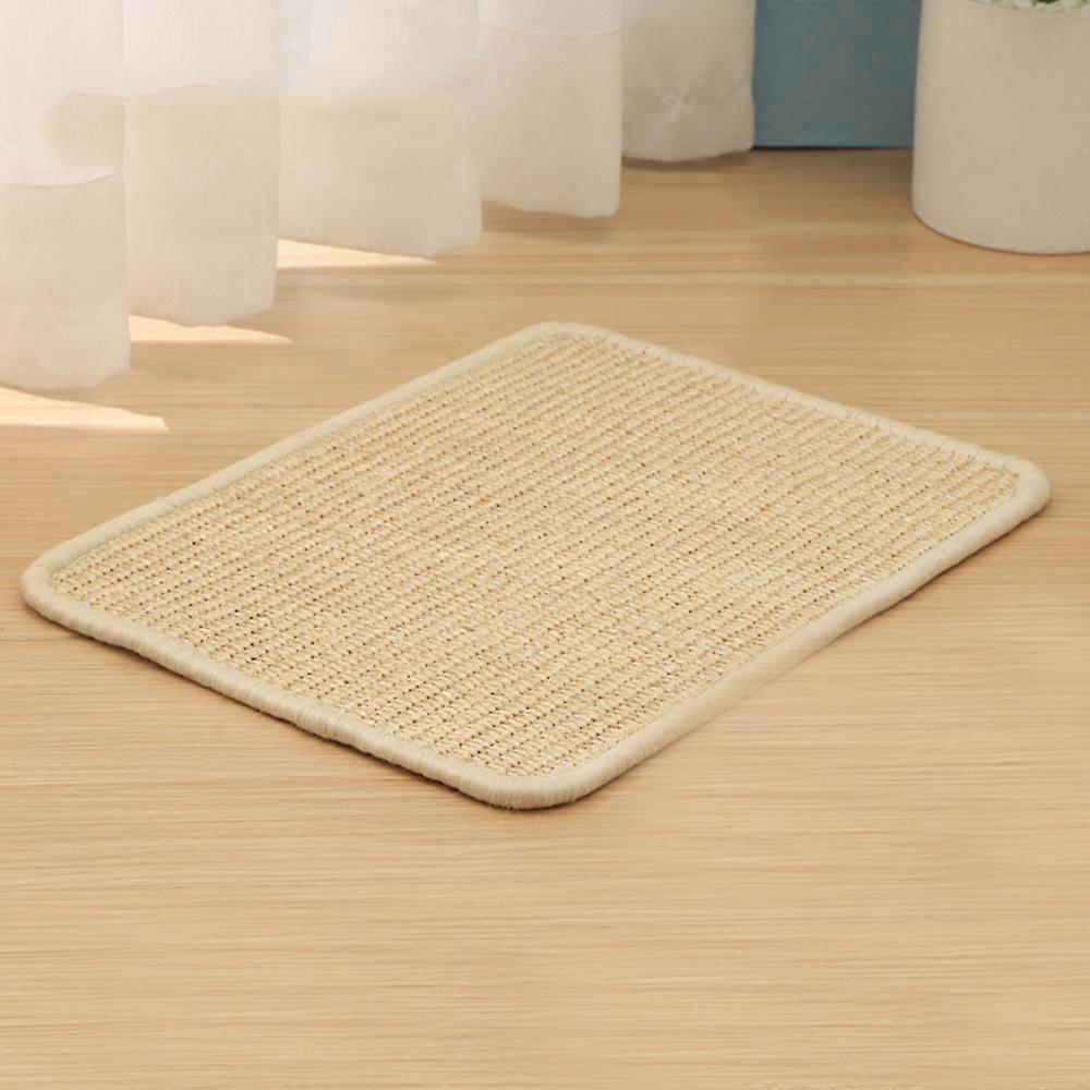 Pet-Friendly Cat Scratcher, Natural Sisal Scratch Pad, Non Slip Design, Multipurpose Use, Elegant Design