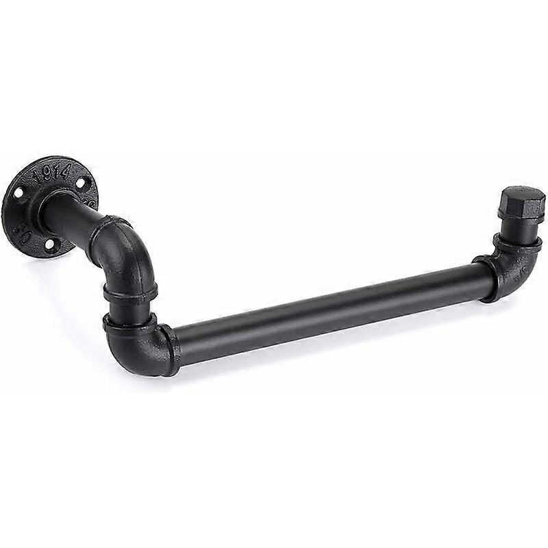 Pipe Shaped Industrial Wall Mounted Towel Rack for Kitchen, Bathroom