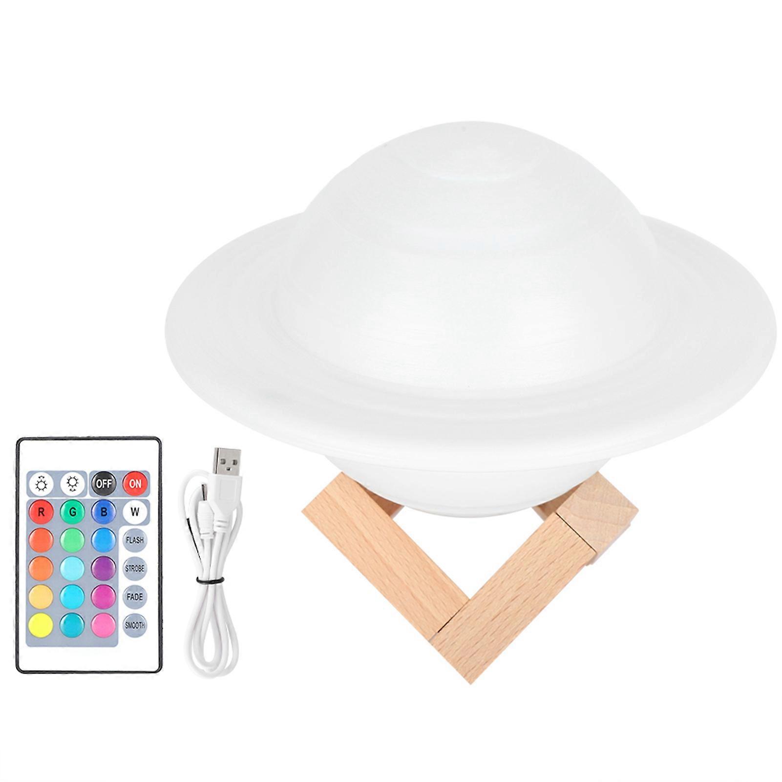 USB-Charging RGB Remote Table Lamp for Home Bedroom Decoration, Adjustable Brightness, Modern Design, Color Changing Features