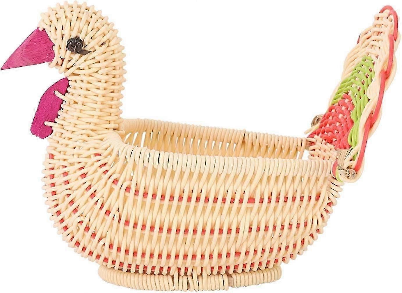 フルーツバスケット、籐フルーツバスケット、籐バスケット、ビスケット、食品、クラッカー22 x 13 x 17 cm