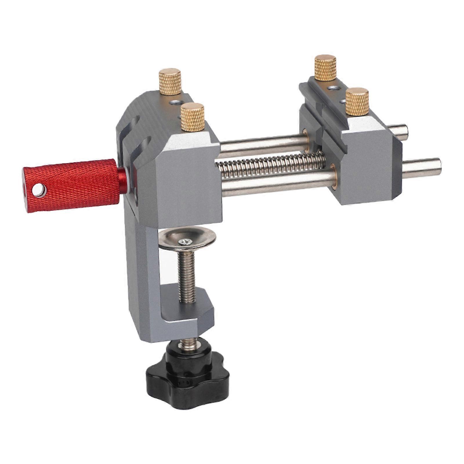 Réparation Menuiserie Bijouterie Outil à main Étau de table lourd Alliage d’aluminium pour étau d’établi Étau universel Clamp-on Étau Gris