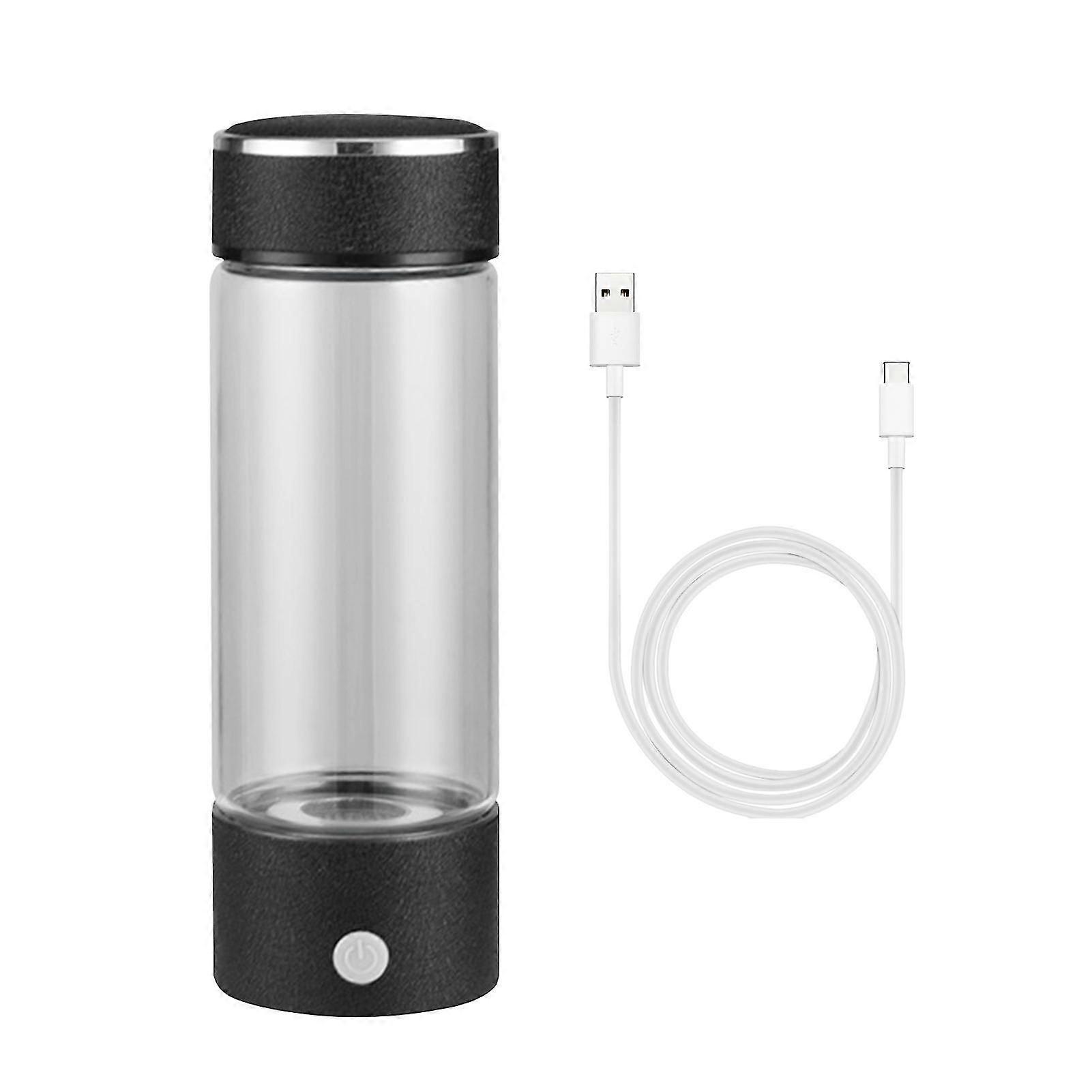 450ML Gobelet D’eau Transparent USB Rechargeable Rapide Électrolyse Hydrogène Riche Bouteille D’eau Ioniseur D’eau Machine Bouteille D’eau À Hydrogène Genera