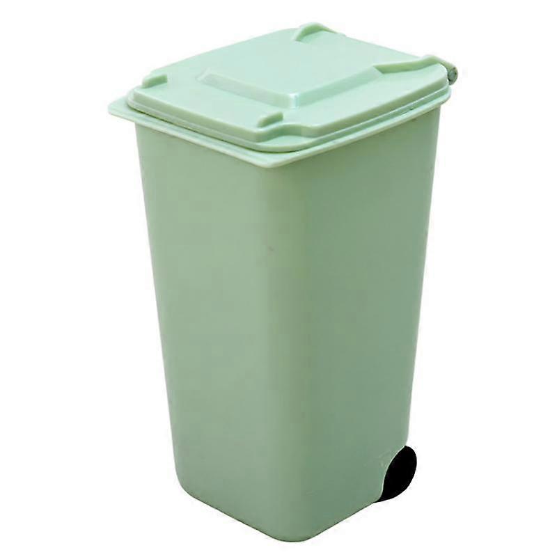 Mini Plastic Storage Bucket Desktop Trash Can Creative Multifunctional Pen Holder