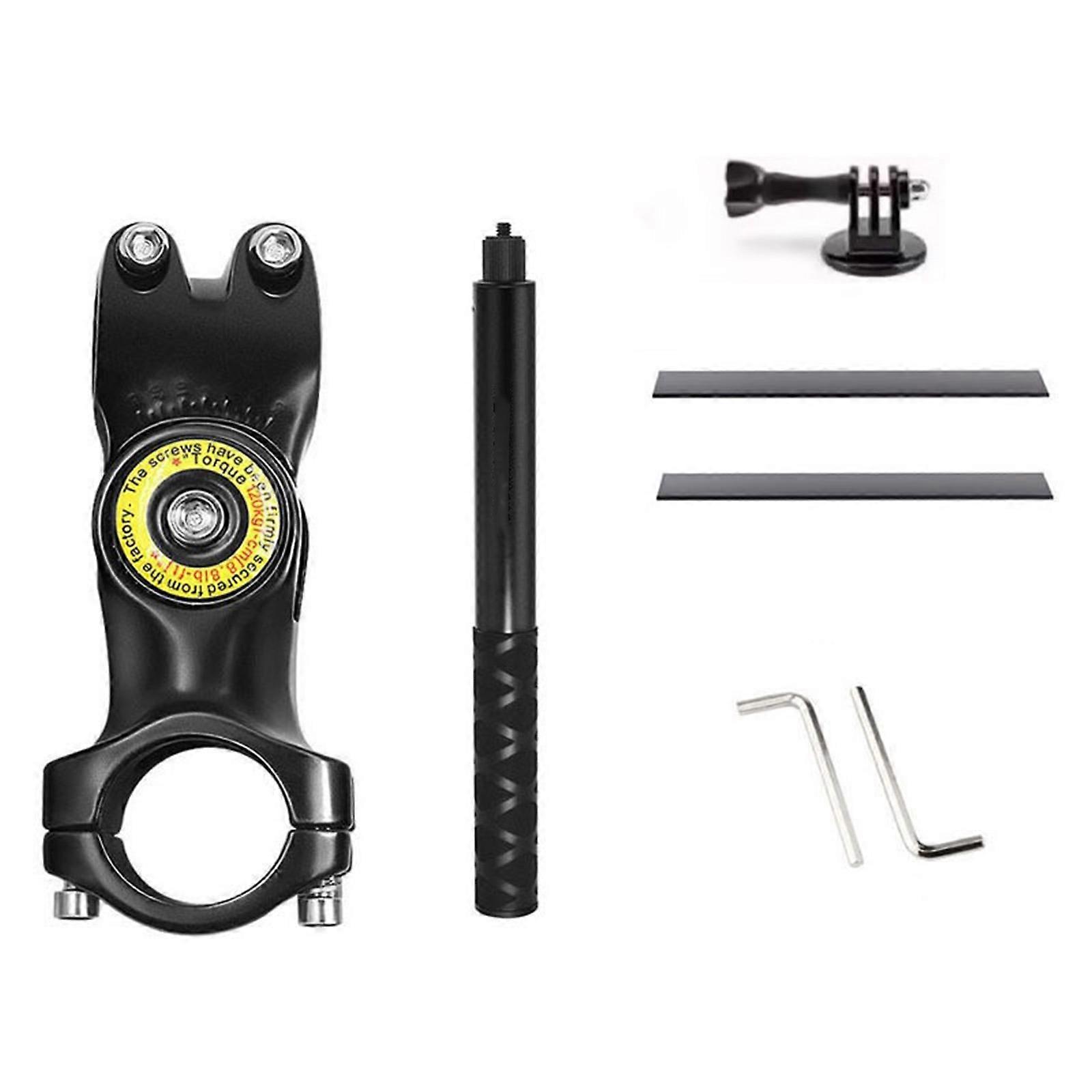Bike Handlebar Mount For 360 Action Camera, 360Degree Rotatable Selfie Stick Clamp Extension Rod