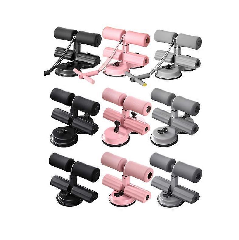 ABSトレーニング補助装置、ABSホームジム、ダブル吸盤ダブルバーテンションベルトブラックのためのポータブルシットアップエクササイズ機器