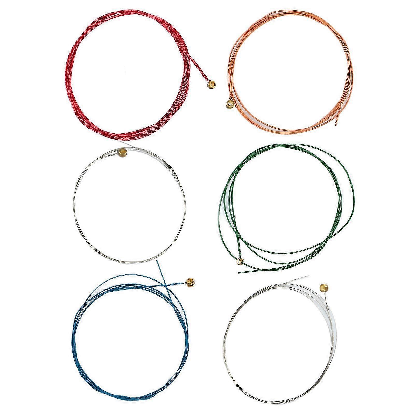 6PCS Guitar String Musical Instrument Accessory Acoustic Guitar String Replacement Changing Tool