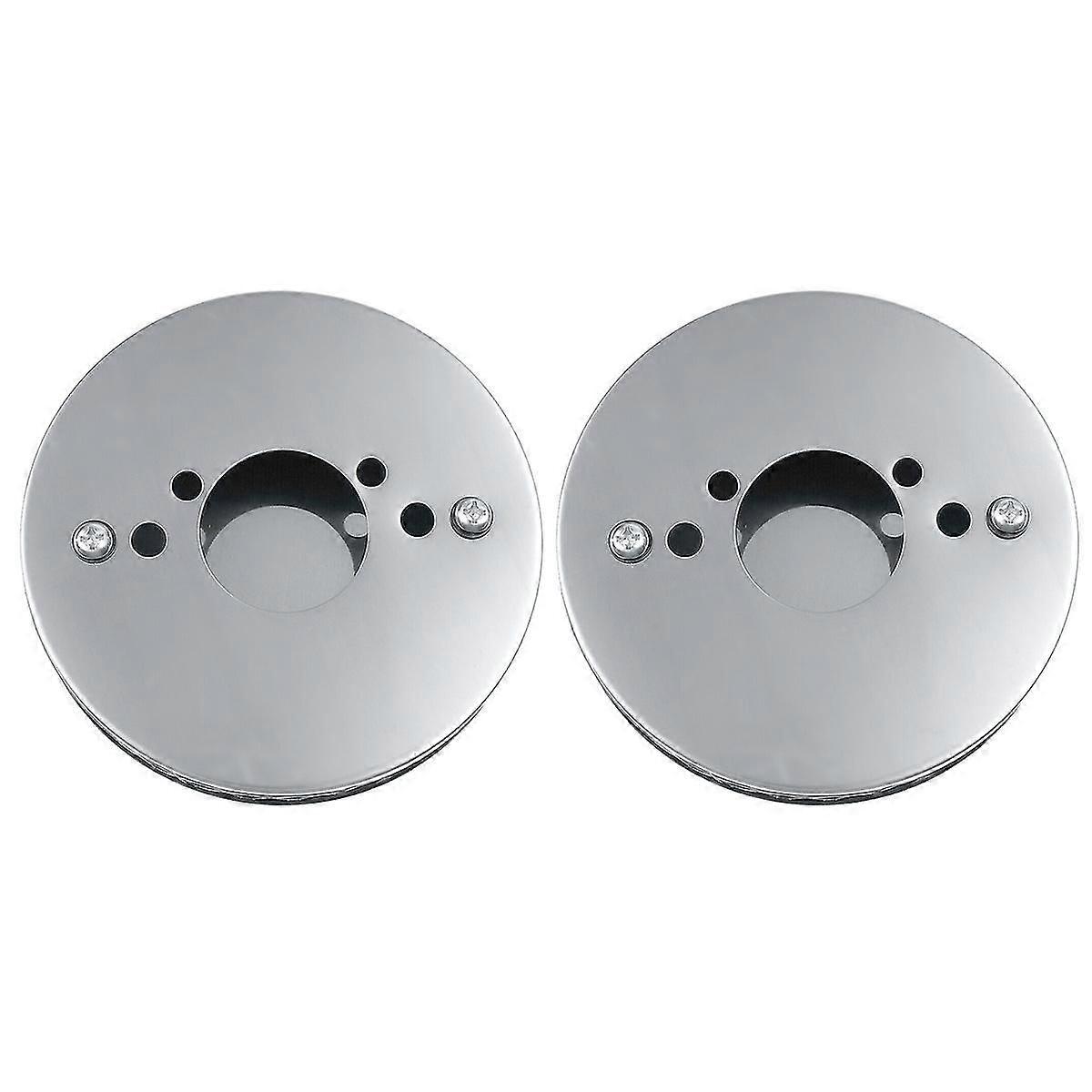 Lot de 2 filtres à air chromés à haut débit pour carburateurs Su HS4 de 1 pouce, 14 x 3 cm