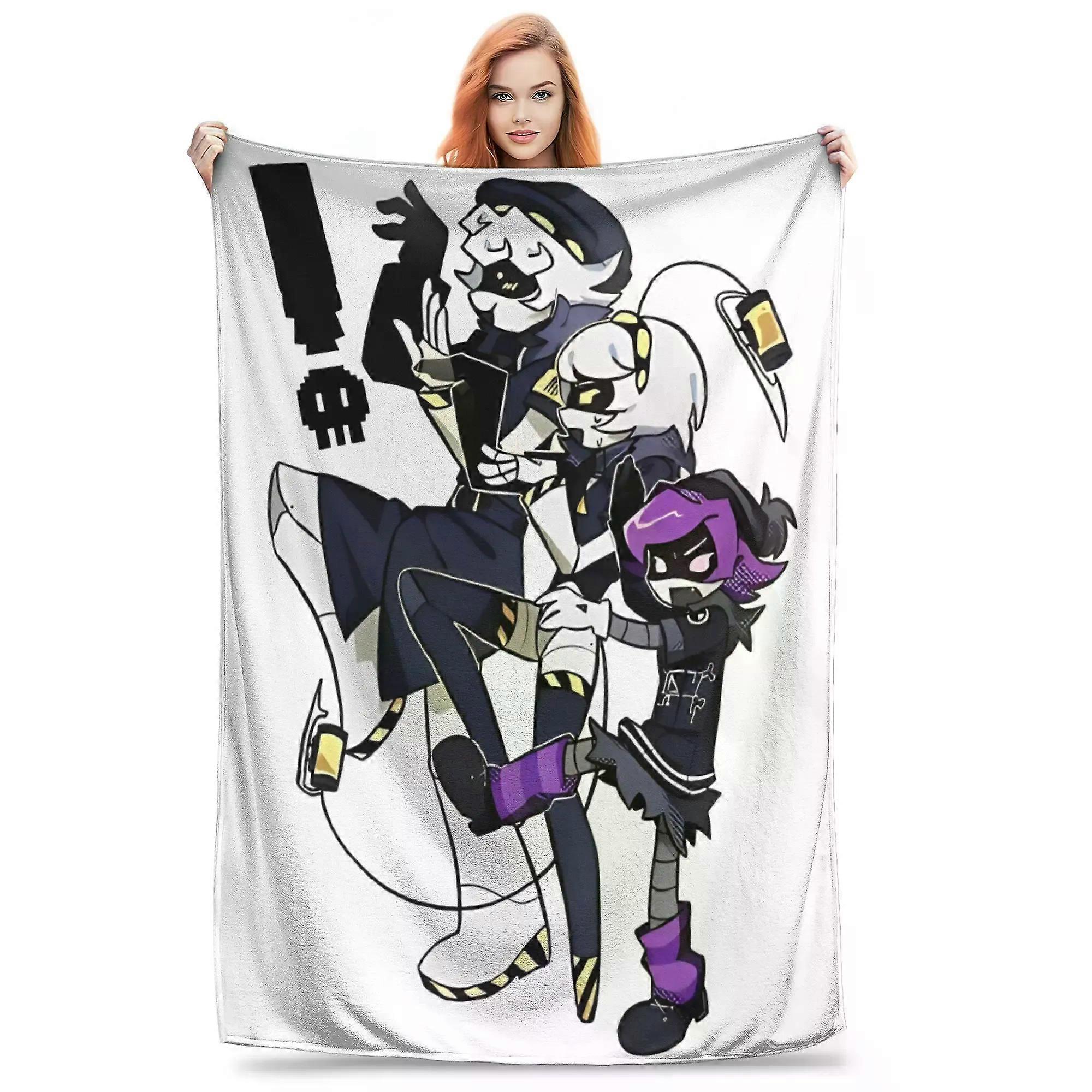 Murder Drones Serial Designation N and Uzi Doorman Blanket Super Soft Warm  Throw Blankets for Couch Multiple Sizes Bedspread