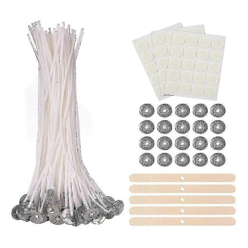 Candle Wicks (pack Of 100), 15 Cm Wicks For Candles , Odourless Candle Wicks For Candles For Candle