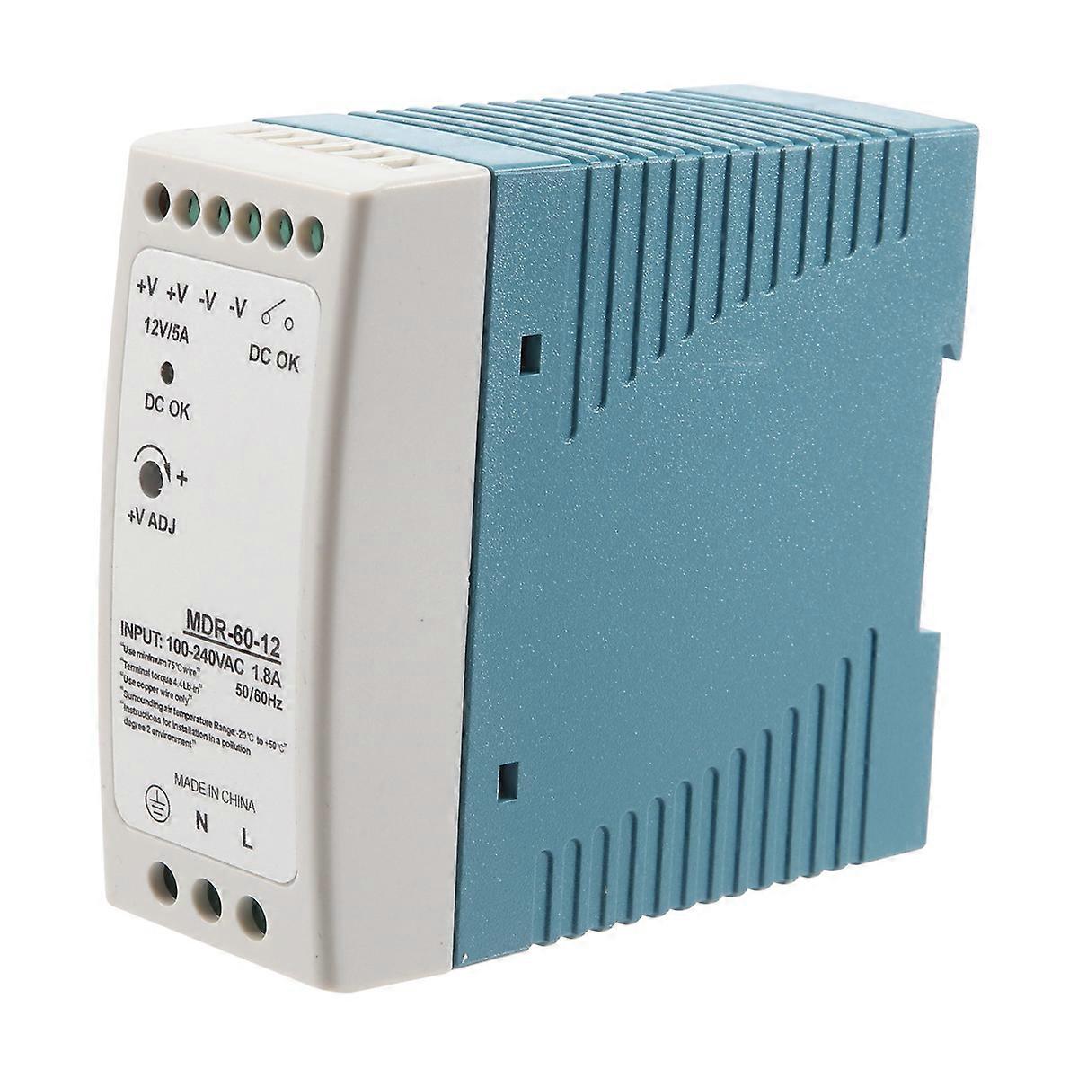 MDR-60 12V 60W Din Rail power supply ac-dc driver voltage regulator