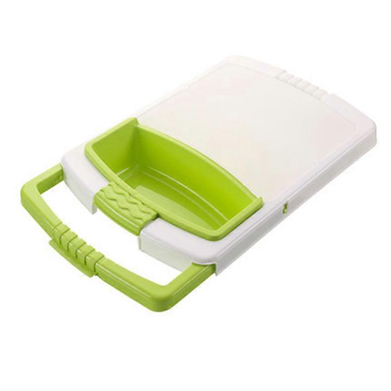 Chopping Block Plastic Multifunctional Storage Draining Basket Cutting Board for Kitchen