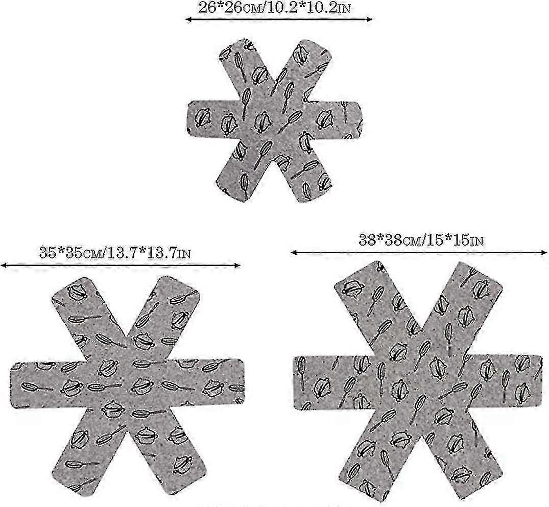 Pot And Pan Protectors,12 Set 3 Sizes, Cookware Protector Set
