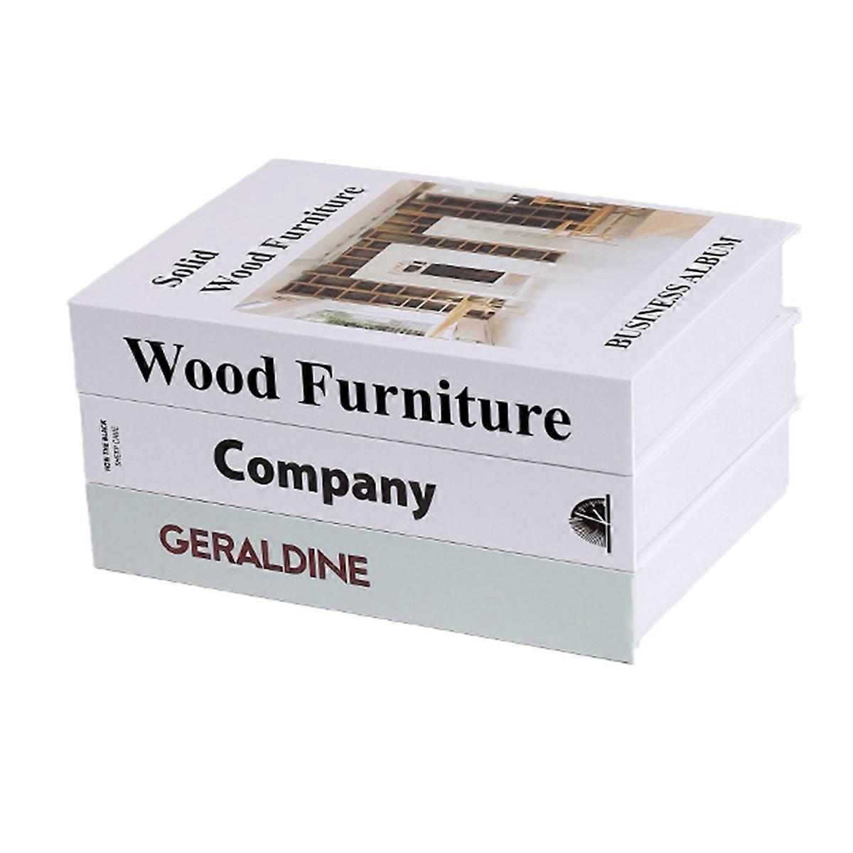 Simulation Book Ornaments, Study Bookcase Desktop Home Decorations