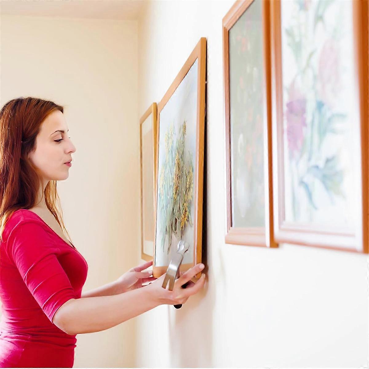 372PCS Picture Hooks for Hard Walls, Picture Hanging Kit for Picture Frame Fixing,Picture Hanger Set