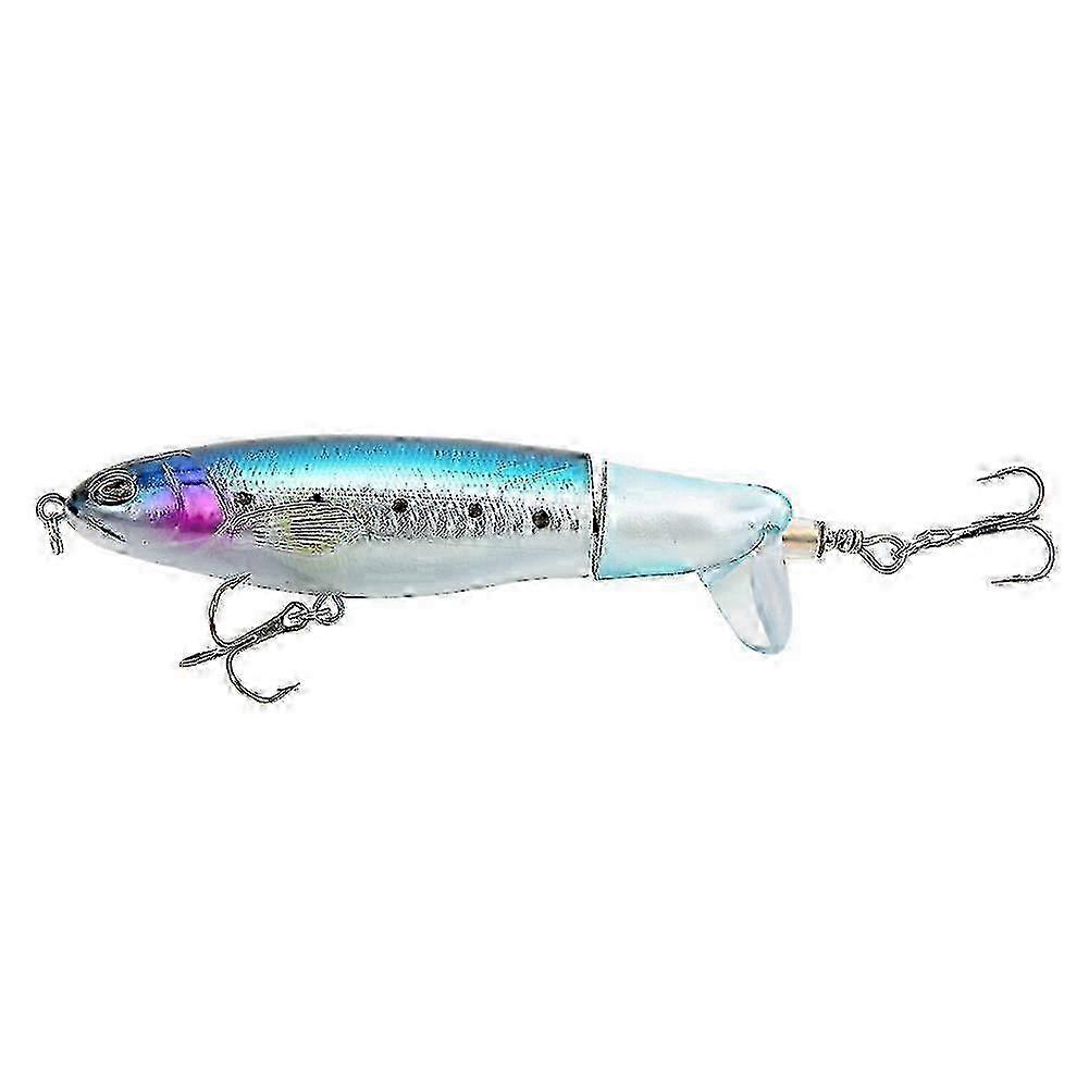 Topwater-Angelköder, Köder in Marinequalität mit Doppelköderhaken für das Süßsalzwasserangeln, müheloses Popper-Action, das eine präzise Kontrolle gewährleistet,