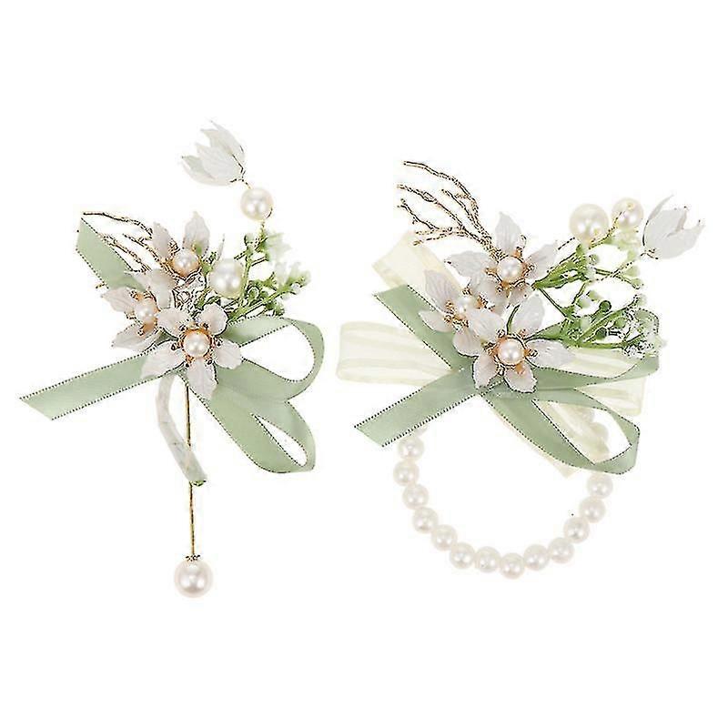 2pcs Wedding Boutonniere