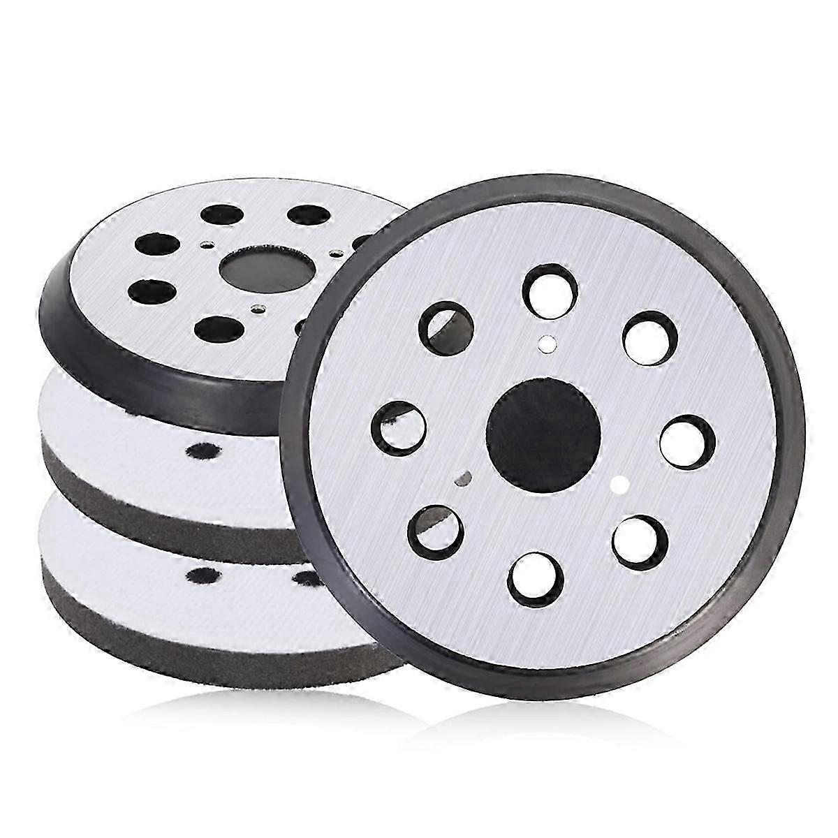 Orbital Sander Replacement Pad, 4 PCS 5 Inch Hook & Loop Sanding Pads, Metal Parts for XOB01Z BO504