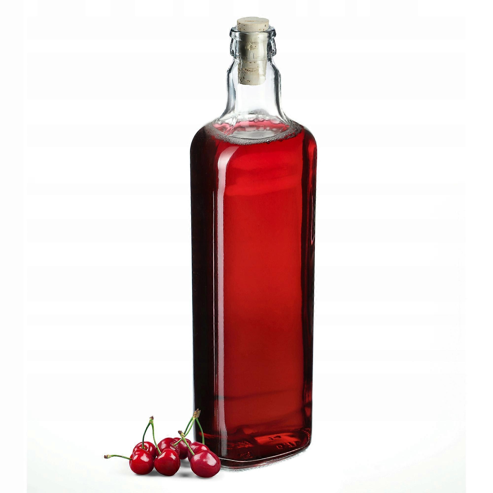 KADAX Botella de 700ml para licores de vino + corcho