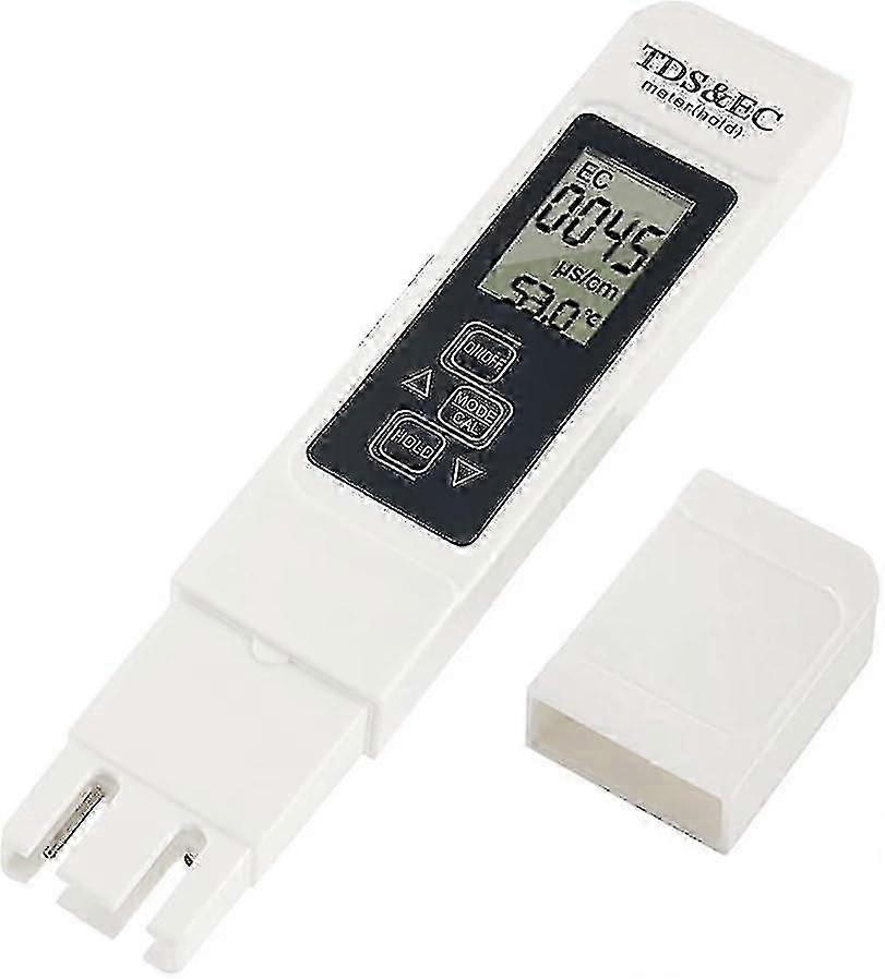3-in-1 Professional Water Quality Tester Lcd Digital Tds And Ec Thermometer Test Tool For Drinking Water, Aquariums, Swimming Pools, Spas