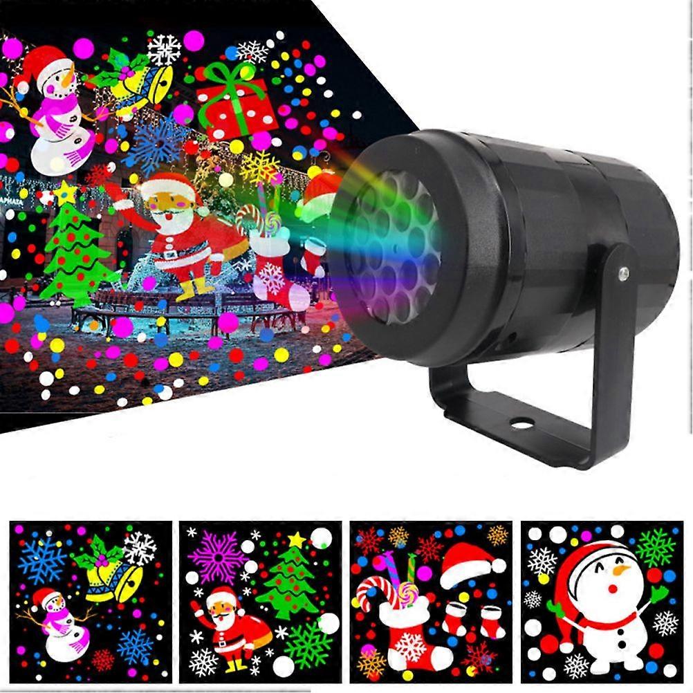 Christmas Light Projector with 16 Pattern Slide LED Projection Lamp for Christmas Party Projector Lights Party Decoration