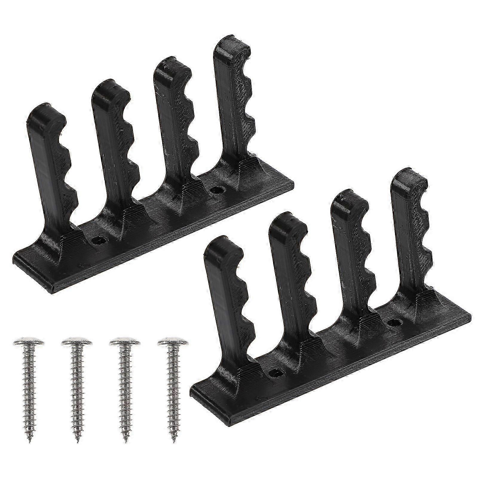 2Pcs Bow and Arrow Wall Mounted Storage Brackets Holder Rack with Screws