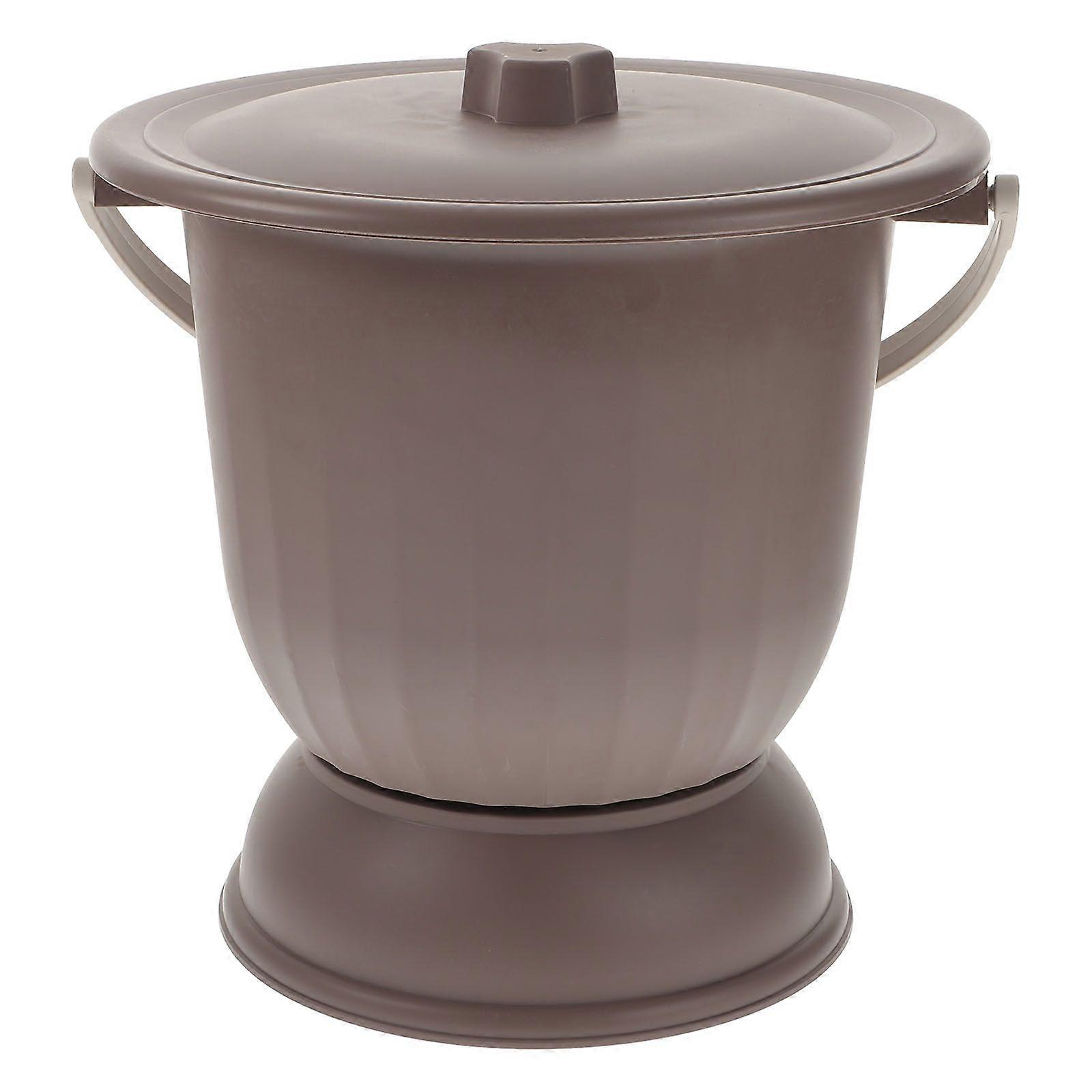 Kunststoff Nachttopf Leichte Erwachsene Kind Urinal Topf High Base Spittoon Zufällige Farbe