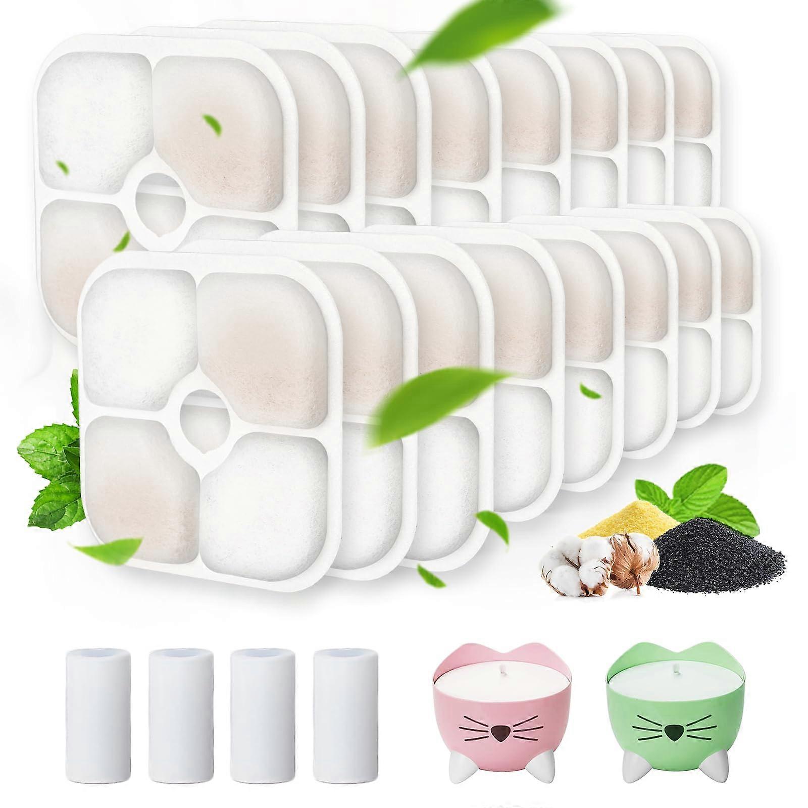 Cat Drinker Filters, Cat Drinker Filters Compatible with Pixi Pet Drinkers, 16 Pack Pet Drinker Filter Replacement
