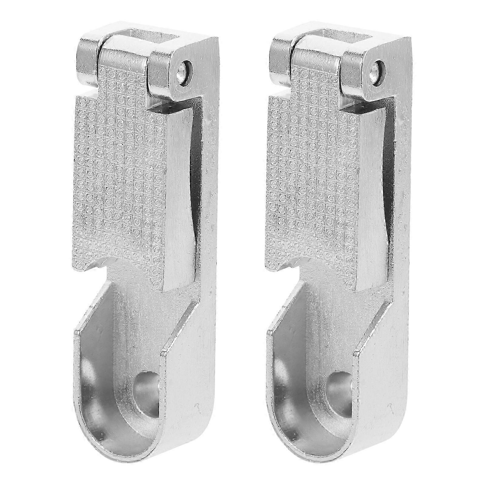 2pcs Closet Rod End Supports Wardrobe Bracket Closet Rod Holder Pole Socket