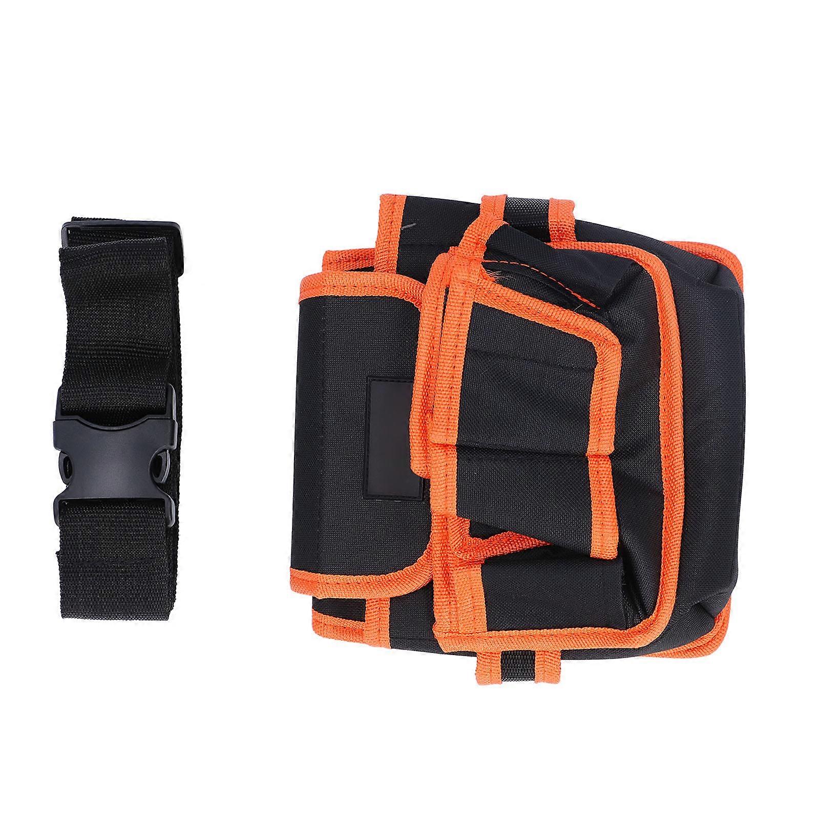 Waist Tool Bag Multiple Pockets Portable Tool Pouch Belt for Electrician Carpenter
