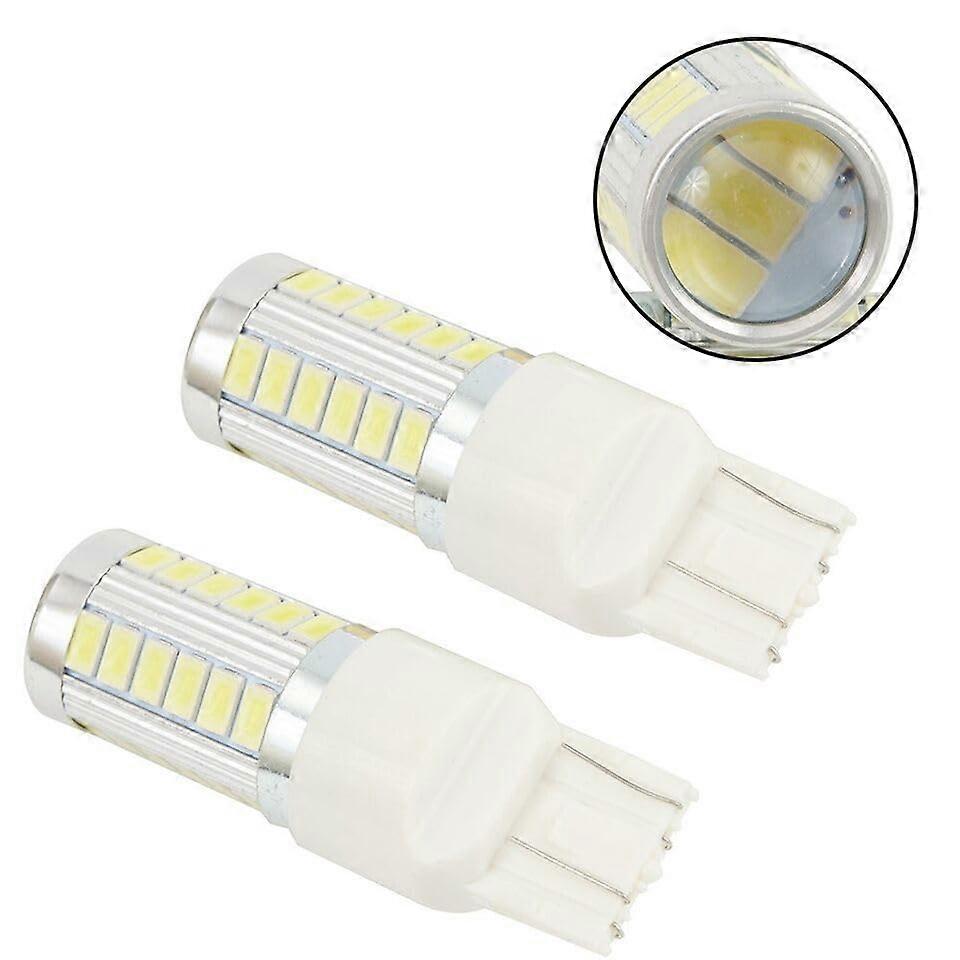2pcs DC 12V Car Reverse Lights with Compatible T20 W21/5W 7443 7440 W21W
