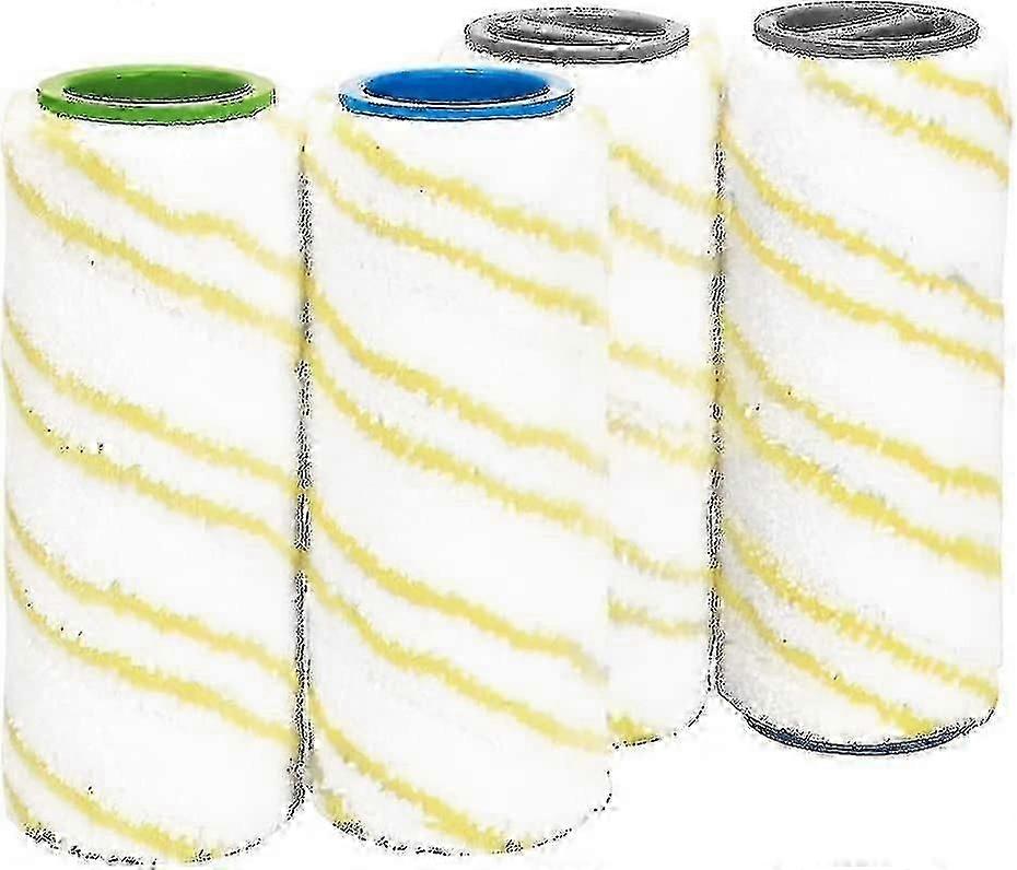 Set Of 4 Replacement Rollers For Krcher Fc7 Fc5 Fc3 Floor Cleaner Without Fi Accessory 2.055-006.0