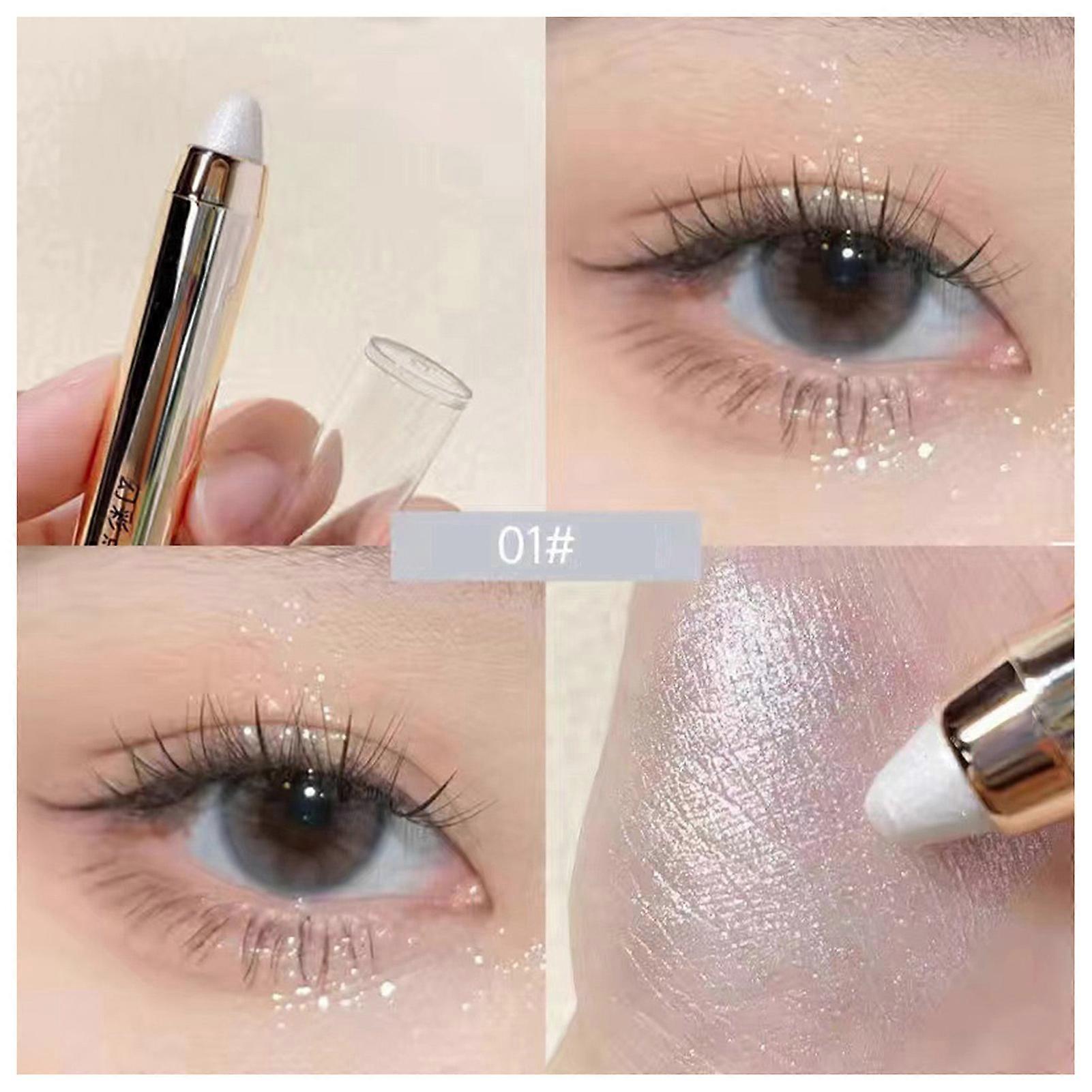 Glitter Pigmented Eyeshadow Stick Longwear Smudge-Proof Soft Eyeshadow