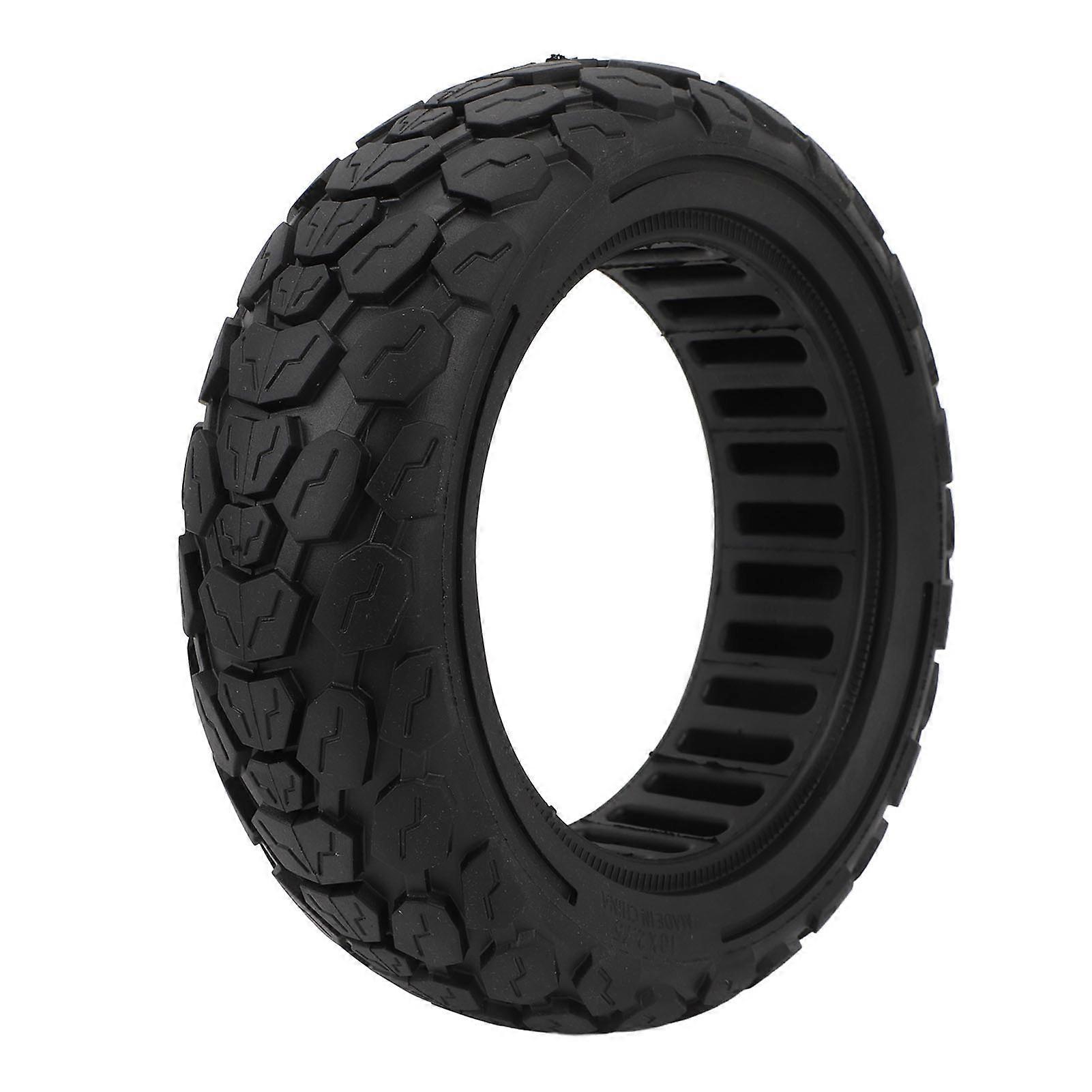 10 x 2.75 Electric Scooter Solid Tire Explosion-Proof Non-Inflatable Honeycomb Tire Replacement
