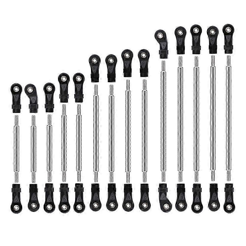 14 Pcs Stainless Steel Links Linkage Pull Rod Unassembled Kit