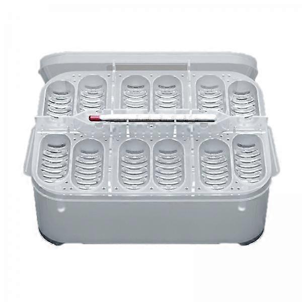 5-6パックCM 12穴爬虫類卵インキュベーションボックス孵化容器