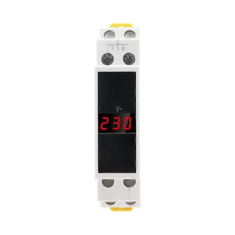 SINOTIMER SDM011 Modular Din Rail Type AC Single-Phase Digital Voltmeter Electronic Instrumentation