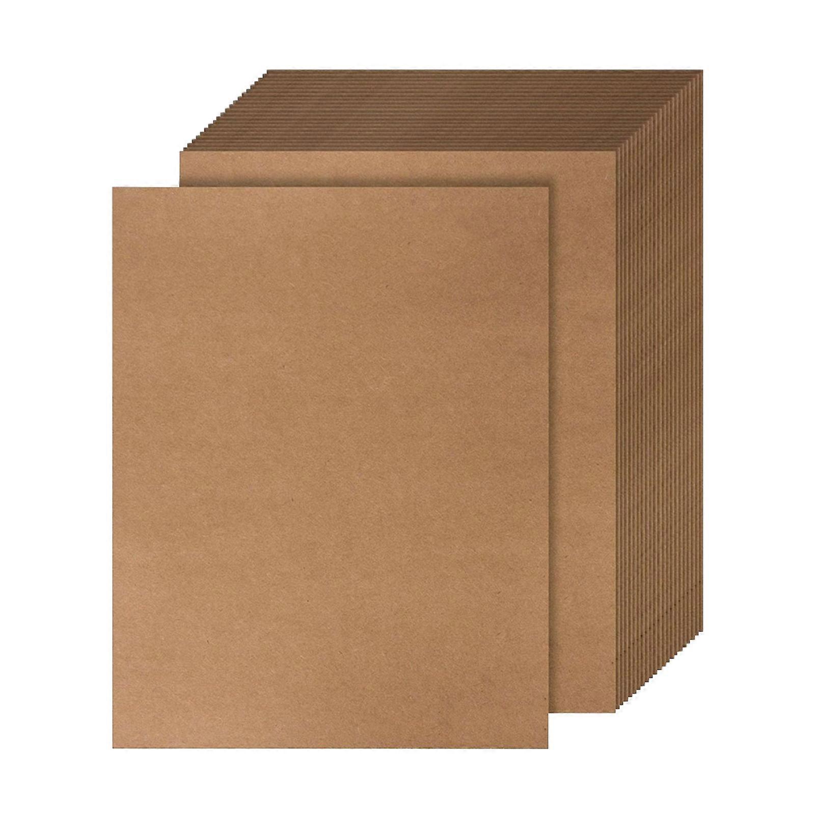 100/200pcs A6Kraft Paper Cards Multi Functional and Portable A6Blank Postcards for Students, Office, and Daily Use