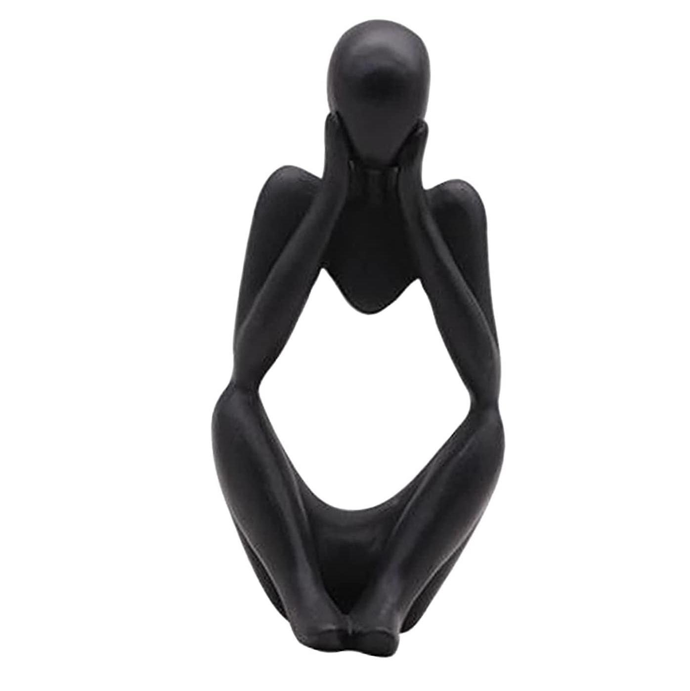 Harz denker Abstrakte schwarze Statue