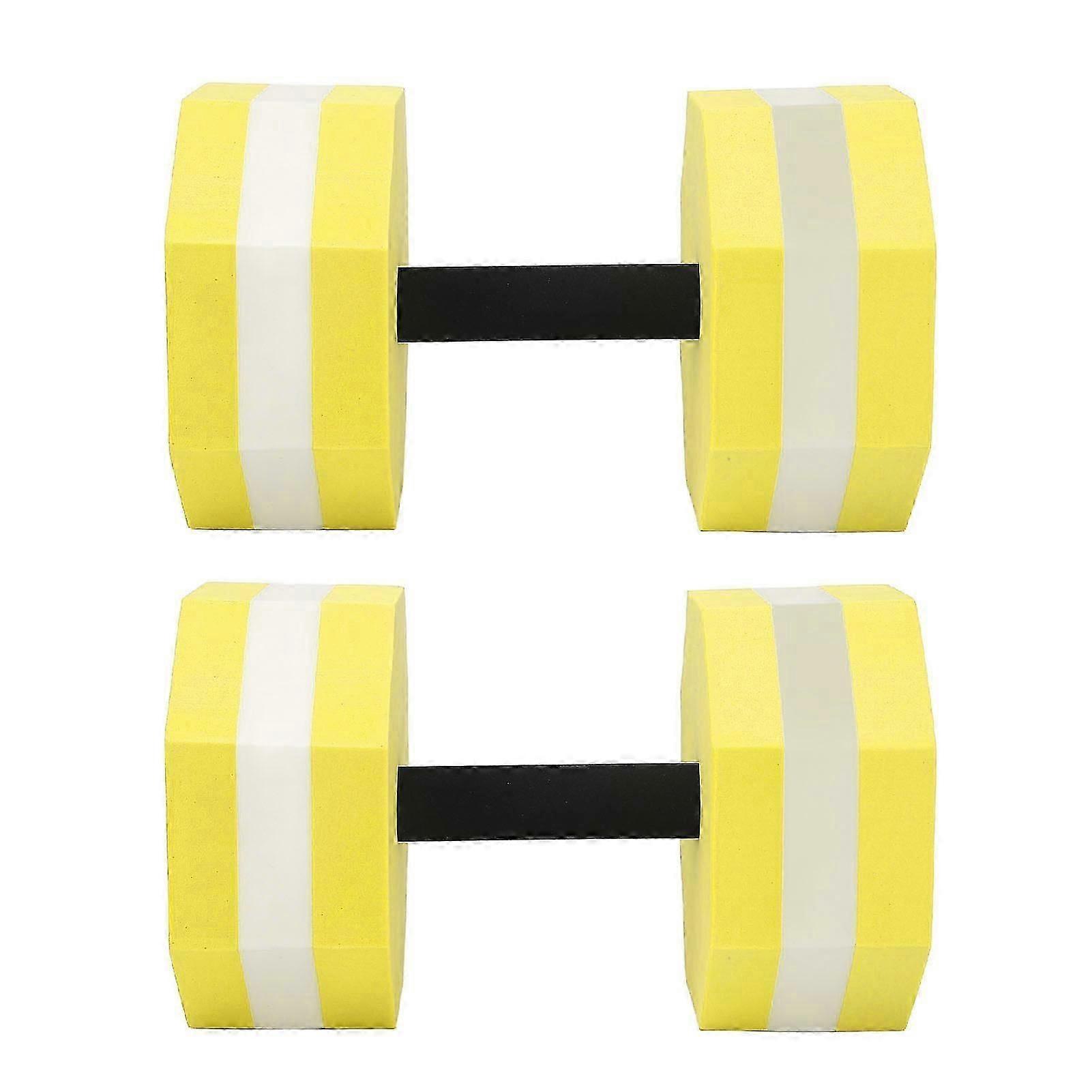 2Pcs High Density EVA Foam Dumbbell Set Aquatic Exercise Dumbbells for Men Women