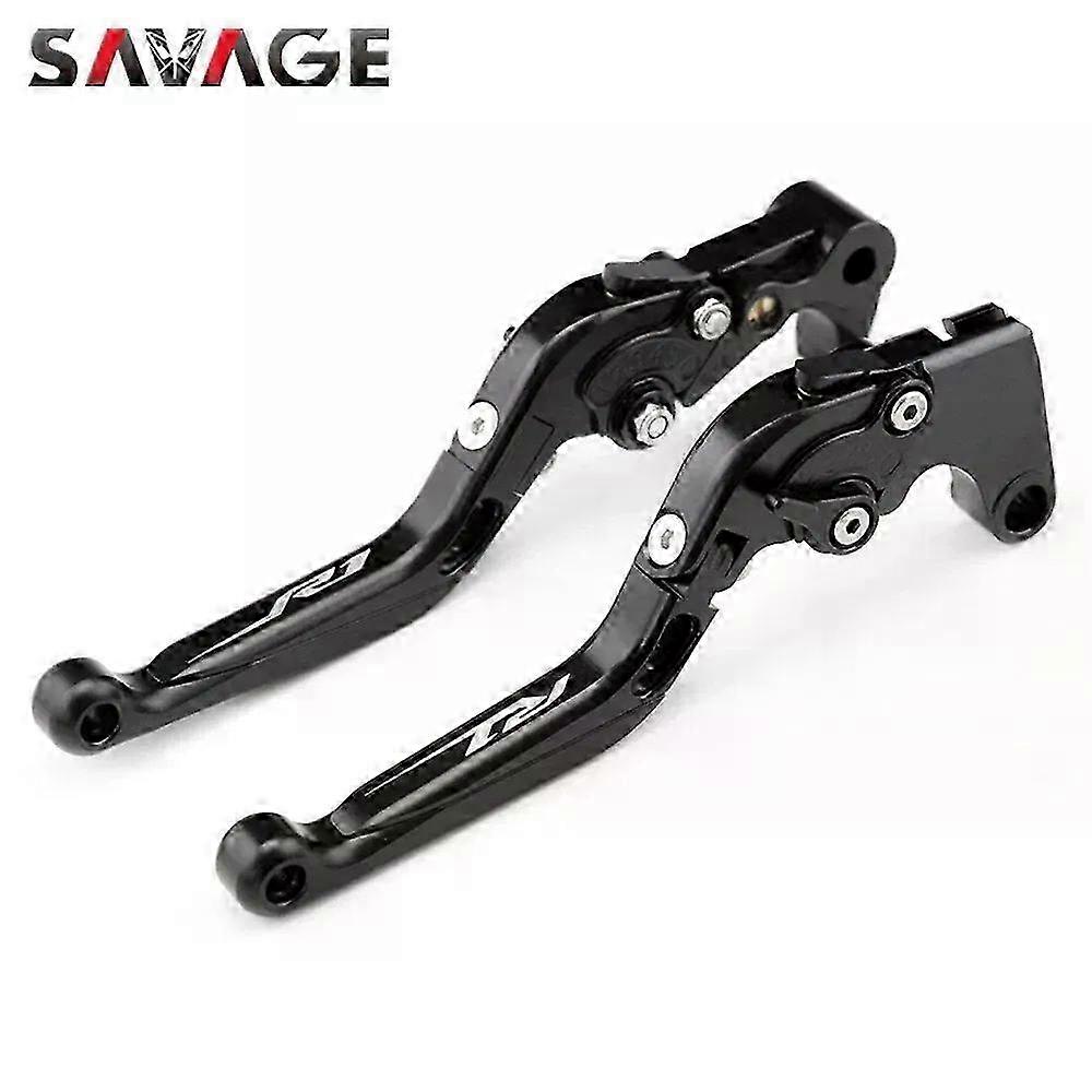 Adjustable Folding and Extending Control Handles for R1 R1M R1S Yamaha YZFR1 Motorcycles 2004-2024 Model Year Compatible with Brake and Clutch Levers