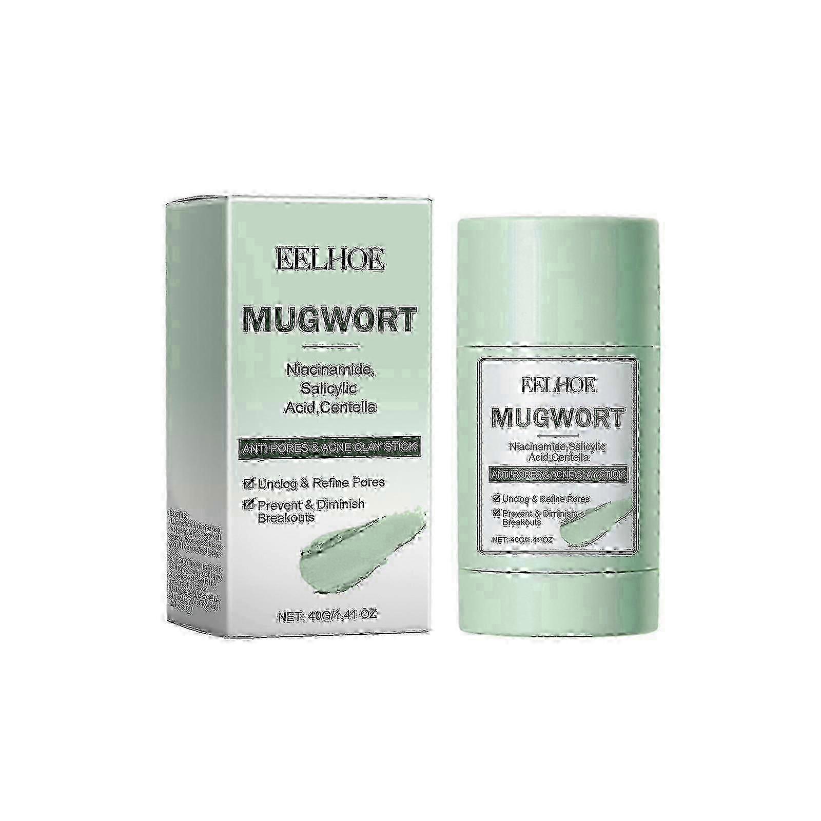 Mugwort Removing Blackhead Cleansing Mud Mask Deeply Hydrates And Cleanses Pores, Brightens And Moisturizes Blackhead Removing Mud Mask